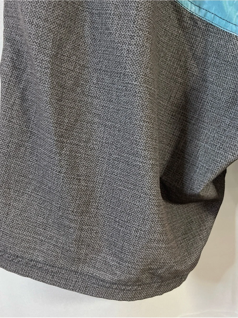 Maui and Sons Colorblock Board Shorts 4 Way Stretch Grey Blue Mens 32